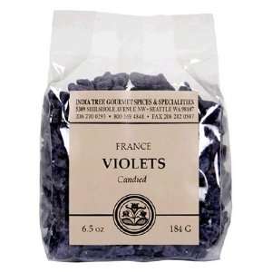 India Tree Candied Violets, 6.5 oz Grocery & Gourmet Food