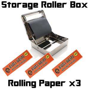 70mm Cigarette Roller Rolling Machine Maker Box+Three Free Rolling 