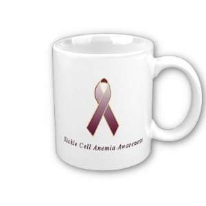  Sickle Cell Anemia Awareness Ribbon Coffee Mug Everything 