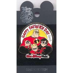  Disney Pin The Incredibles Happy Fathers Day LE 2500 
