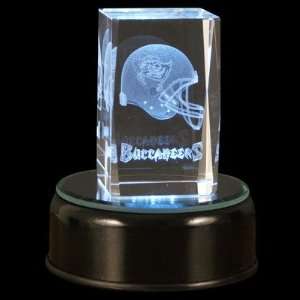  NFL Tampa Bay Buccaneers Helmet Cube with Lighted Base 