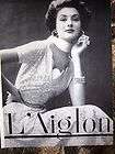 1953 LAiglon Apparel Fashion Vintage Womens Clothing Ad