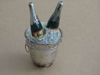Vintage salt and pepper shakers Champagne bucket  