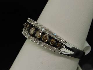   or Yellow Gold Chocolate/Champagne Diamond Ring Band .50 Ct Engagement