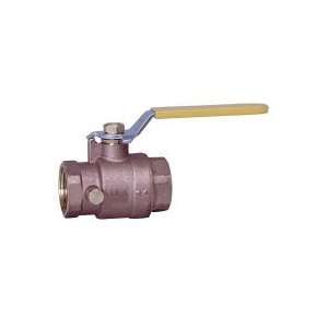  1/2 ball valve brass with drain full port