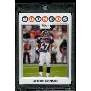  2008 Topps # 276 John Lynch   Denver Broncos   NFL Trading 