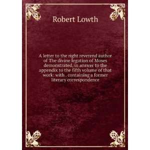  A letter to the right reverend author of The divine legation 