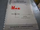 HP Harrison 6224A Power Supply Instruction & Operating Manual 7801A 3