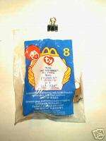 McDONALDS 1999 TY #8 ~  NUTS THE SQUIRREL  ~ MINT  