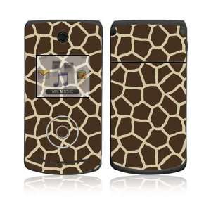  LG Chocolate 3 (VX8560) Skin Decal Sticker   Giraffe Print 