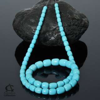 Strand SLEEPING BEAUTY TURQUOISE Rondelle BEADS 14 inch  