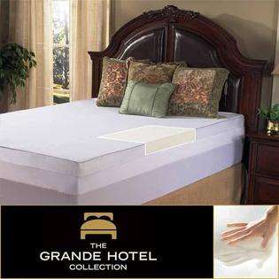   King/ Cal King size Memory Foam Mattress Topper with Egyptian Cotton