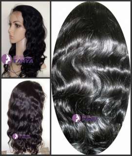 20 India Remy Human Hair Full Lace Wig/Wigs Body Wave  