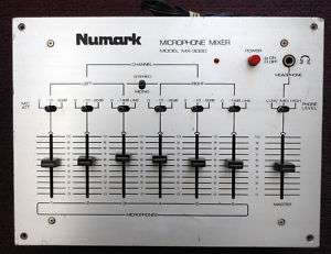 Numark Microphone Mixer MX 3000  