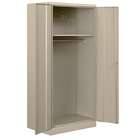   8174TAN U Heavy Duty Storage Cabinet Wardrobe Tan Unassembled