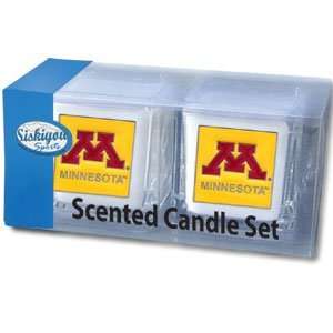  College Candle Set (2)   Minnesota Golden Gophers Sports 