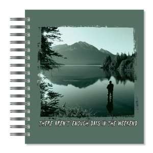  Weekend Fishing Picture Photo Album, 18 Pages, Holds 72 Photos 