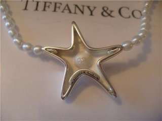 Tiffany & Co. Pearl Starfish & Sterling Silver Necklace  