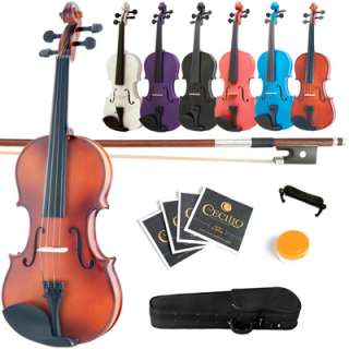 Mendini Violin Size 4/4 3/4 1/2 1/4 1/8 1/10 1/16 1/32  