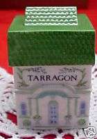 1989 Lenox Village Victorian House Spice Jar TARRAGON  