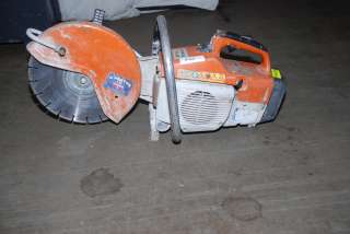 For sale is a STIHL TS400 TS 400 CONCRETE CUTTING SAW, TESTED. We 