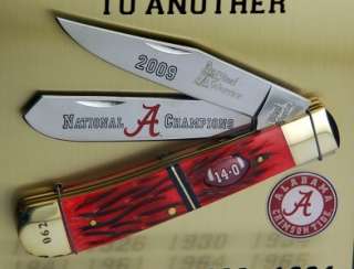 Alabama Crimson Tide 2009 BCS National Champions Knife Trapper 