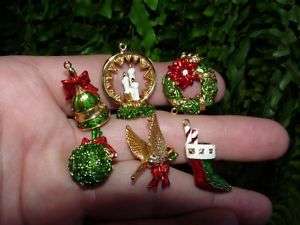 2003 SYMBOLS OF CHRISTMAS   Hallmark mini ornament set  