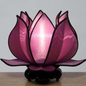  Baby Blooming Lotus Lamp   Purple