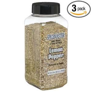 Spicemaster Spicemaster Lemon Pepper, 20 Ounce Plastic Canisters (Pack 