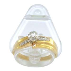   Diamond 2 pc. Wedding Set   Diamond Ring plus Fitted Band Jewelry
