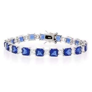  Platinum TANZANITE Diamonds ESTATE bracelet Glitzs 