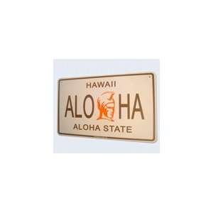  Seaweed Surf Co Aloha Aluminum Sign 18x12 in White 