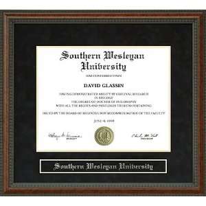   Wesleyan University (SWU) Diploma Frame 