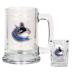    Vancouver Canucks Beer Mug & Shot Glass Set