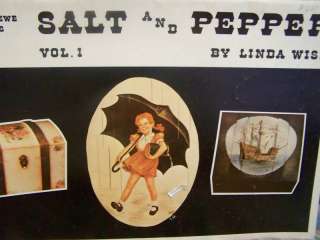 SALT & PEPPER V1 OIL TOLE PAINT LINDA WISE SCHEEWE 1982  