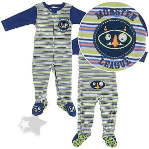  Monster Cotton Footed Sleeper Pajamas for Baby Boys Baby