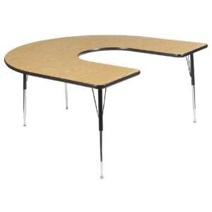  Scholar Craft MDFHS6066 Horseshoe Activity Table with 