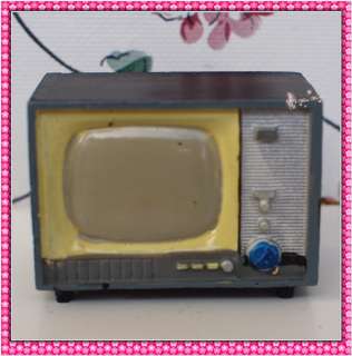 Dollhouse Miniature A Vintage Television BM37  
