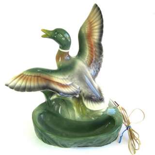 Maddux 1950s TV Lamp   Mallard Duck  