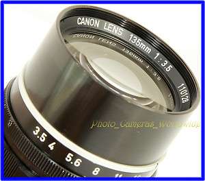CANON Lens 135mm 13.5   Canon / Nikon / LEICA L39 / LTM Rangefinder 