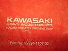 USED Kawasaki MULE 100 UTILITY VEHICLE Owners & Shop Service Manual 
