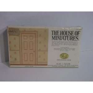  The House of Miniatures Dollhouse Furniture 6 PANEL DOOR 