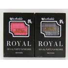 JPCommerce ROYAL Pair of Royal Plastic Playing Cards