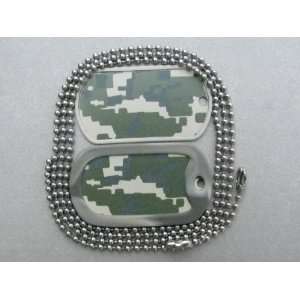  ACU Army digital camo dog tags 