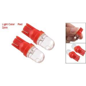  2Pcs Side Dashboard Car Auto Wedge LED Light Lamp Red Automotive