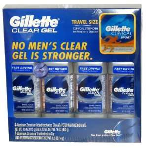  Gillette Clear Gel Cool Wave 4 Oz (Pack of 4) Health 