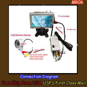   30LED color Camera 12 CH Receiver Night vision + Power Supply  