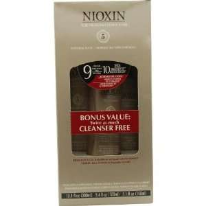  Nioxin SET 3 PIECE MAINTENANCE KIT SYSTEM 5 WITH CLEANSER 
