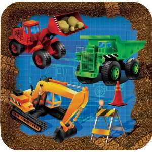  Construction Theme Paper Luncheon Plates Toys & Games