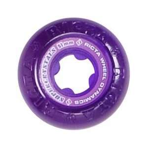  Ricta 51mm Purple Supercrystal Skateboard Wheels Sports 